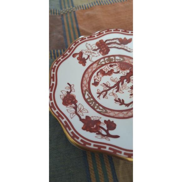 Coalport "Indian Tree Coral"- gold gilded- Demitasse tea/coffee cup-  mint! - Picture 5 of 8